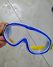 361°泳镜套装防水防雾儿童大框近视游泳眼镜游泳帽套装蓝黄200度 实拍图
