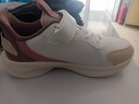 鸿星尔克（ERKE）童鞋男女童密网跑鞋新品大小童运动鞋【鸣鸥】微晶白/桦木色36 实拍图