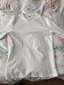 罗蒙含桑蚕丝长袖T恤男士POLO上衣冰丝圆领体恤衫打底衫男装 白色 XL  实拍图
