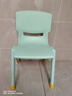 好尔塑料凳子加厚板凳可叠摞靠背椅宝宝餐椅塑料椅子家用小凳子绿30cm 实拍图