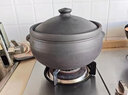 雅城荥窑荥经砂锅家用煲汤耐高温火锅燃气灶明火黑砂土陶细沙无釉砂锅 福满丨适合1-2人使用 2L 实拍图