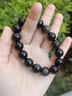 蔓笙手串男盘玩黑曜石手链男士潮流时尚简约学生手环百搭男生手把件 10mm 实拍图