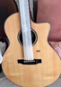 Trumon吉他新一代落樱系列进阶民谣吉他黑羽系列加振电箱款吉他 150TF亮光原木色面单缺角 实拍图