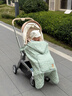 葆氏背带披风斗篷婴儿车盖毯推车腰凳挡风被宝宝出行保暖加厚加绒毯子 实拍图