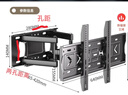 ProPre电视伸缩挂架（32-75英寸）电视支架壁挂通用伸缩旋转电视机架适用于创维华为海信TCL三星电视架子 实拍图