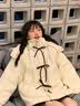 唐菓蜜羽绒棉服女冬季2025新款女装韩版甜美学院风羽棉袄绒服学生棉衣女 米白色 M 实拍图