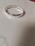唯一（Winy）银手镯足银9999实心镯子女款纯银饰品妈妈生日礼物送老人长辈 实拍图