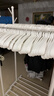 卡维瑞 加宽塑料衣架防滑无痕晾衣杆衣物衣架子挂衣服晾晒架衣服撑子 【加宽加厚-单支110克】象牙白 50支 【满100元赠裤架】 实拍图