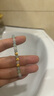 咏者黄金猫眼珠3D硬金足金999闪亮车花转运珠路路通DIY手链女手串礼物 6毫米直径约0.2-0.22g 实拍图