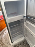 奥克斯小冰箱家用小型迷你冷藏冷冻两用出租房宿舍用节能省电寝室办公室电冰箱 【全国联保】56A176D银【节能省电】 实拍图