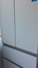 海尔（Haier）冰箱491L白色法式多门594MM超薄零距离嵌入式一级变频风冷干湿分储家用大容量BCD-491WGHFDB5WFU1 实拍图