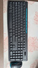 罗技（Logitech）MK275 键鼠套装 无线键鼠套装 办公键鼠套装 全尺寸 商务键鼠套装 带无线2.4G接收器 黑蓝色 实拍图