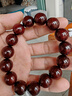 原木匠印度小叶紫檀木手串 佛珠念珠手串 金星高油性高密度老料玻璃底 高油根料带金星 15mm*15颗 实拍图