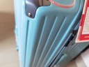纯奢（CHEYSIR）五轮超大容量行李箱万向轮PC拉杆箱男女学生旅行箱密码箱包皮箱子 经典款-冰川蓝·减震刹车功能 30英寸 -抗菌内里【创新5轮-长途出差/出行】 实拍图