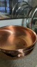 特厚铜火锅电磁炉燃气通用鸳鸯紫铜汤锅老式北京涮羊肉酸菜火锅盆 清汤吊环光面 28cm 实拍图