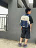 迪士尼书包小学生男生1-3年级减负减压轻便双肩包儿童护脊书包女生 1-3年级藏青色小号 实拍图