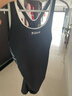 洲克（ZOKE）泳衣女连体平角专业竞技显瘦健身温泉泳衣122501408 黑/白花XL 实拍图