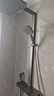 箭牌（ARROW）花洒大置物方管 淋浴枪灰色卫浴全铜钢琴键 花洒套装AE34191MZGGW 实拍图