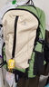 探路者（TOREAD）登山背包户外徒步旅行双肩包30L轻便防泼水耐磨书包 漫野绿\米色 实拍图