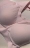 ubras【虞书欣同款】小奶皮云朵隐形无尺码内衣女粉底液文胸透气无痕 【经典】黑色 均码 背心小底围  80-100斤/A-C杯 实拍图