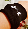 安德玛（Under Armour）护腕运动健身吸擦汗腕巾带羽毛球篮排网球腱鞘炎医手腕扭伤用护具 实拍图