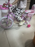 鑫旺彤自行车儿童3-6-10岁单车男女童轻便脚踏车辅助轮5岁女孩车公主车 粉升级白胎【悍马轮+护栏靠背】 16寸 适合身高105-125cm 实拍图