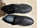 百丽男鞋商场同款牛皮革商务休闲皮鞋7GM01CM1 黑单里 40 实拍图