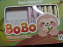 白雪（snowhite）【全网低价】直液式钢笔礼盒BOBO 钢笔小学生三年级文具套装练字学习用品EF明尖礼盒 12支可擦蓝 实拍图