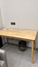 舒歌实木书桌电脑桌子 学习桌学生书房客厅卧室电脑桌家用办公写字桌 【基础款】单桌无抽屉120*60cm 实拍图