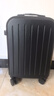 袋鼠（KANGAROO）多功能行李箱男女高颜值结实耐用学生旅行万向轮拉杆箱密码锁皮箱 经典黑【多功能加厚抗摔】 22英寸 【短途旅游】 实拍图