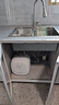 美的（Midea）【8年质保】电热水器小厨宝6.6L出水36L一级能效洗碗洗菜热水器厨房热水宝国家补贴F6.6-20CB(ES) 实拍图