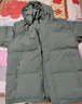 京东京造羽绒服男鸭绒加厚防寒工装面包服短款冬季外套衣服 橄榄绿 XXL 实拍图