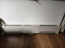 美的（Midea）石墨烯踢脚线取暖器 家用立式遥控电暖气浴室防水折叠式电暖器大面积速热暖气片移动地暖 HDU22VRS 实拍图