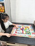 小顽豆大号富翁桌面游戏棋盘6飞行棋地毯8儿童地产桌游大亨棋类益智玩具 实拍图