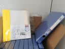 晨光（M&G）文具 A4/35mm蓝色粘扣档案盒 PP文件盒 睿朗系列党建资料盒/财务凭证收纳盒 单个装ADM929CRB 实拍图