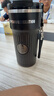 百事（PEPSI）可乐保温杯咖啡杯316不锈钢水杯高颜值便携车载杯子黑色620ML 实拍图