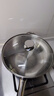 菲仕乐哥本系列30厘米（玻璃盖）单柄炒锅无涂层不锈钢炒菜锅 实拍图