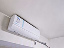 美的空调 新一级能效 变频冷暖 智能 环绕风家用空调挂机风尊 防直吹 以旧换新 家电国家补贴20% 大1匹 一级能效 时尚版 贴地速热 实拍图