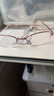ZIPPO美国女式折叠便携老花镜时尚进口镜片高清防蓝光8106女眼镜 300度 实拍图