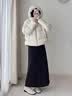 坦博尔泡芙连帽羽绒服女短款韩版面包服小个子秋冬外套 松木棕 S (160) 建议体重110斤-120斤 实拍图