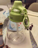 乐扣乐扣（LOCK&LOCK）大肚杯儿童吸管直饮两用杯子学生大容量水杯外出便携水壶1.1L绿色 实拍图