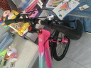 凤凰山地自行车男女变速山地车碟刹青少年儿童自行车学生单车 星际 蓝玫【单速+辐条轮】 20寸【适合125-160cm】 实拍图