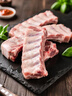 家佳康 无抗亚麻籽猪肋排骨粒400g 冷冻煲汤精肋排(含软骨)  中粮出品 实拍图