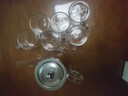 瓷牌茗茶具（cipaiming teaset） 透明玻璃茶具整套套装家用功夫茶壶茶杯会客泡茶器 透明把《八骏壶》6个把杯 实拍图