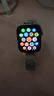 Apple/苹果 Watch SE 智能手表GPS款40毫米银色铝金属表壳丹宁色运动型表带S/M MXF13CH/B 实拍图