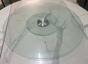 卓博餐桌转盘钢化玻璃转盘圆桌饭桌圆台桌面转盘BZP1-78cm 实拍图