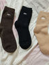 北极绒【35%羊毛】袜子冬季男加绒加厚保暖中长筒美利奴羊绒雪地棉袜 实拍图