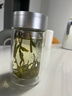 富光双层玻璃杯商务泡茶杯子大容量耐热办公水杯过滤带把银色320ml 实拍图