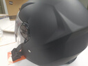 比莫姆新国标3C认证电动车头盔冬季防寒保暖男女通用四季电瓶车秋天A类安全帽可拆围脖 806黑色【防雾双镜】 实拍图