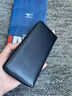 七匹狼（SEPTWOLVES）男士钱包长款拉链皮夹手包真皮手拿包牛皮钱夹大容量多卡位手机包 黑色大号(修面牛皮 ) 实拍图